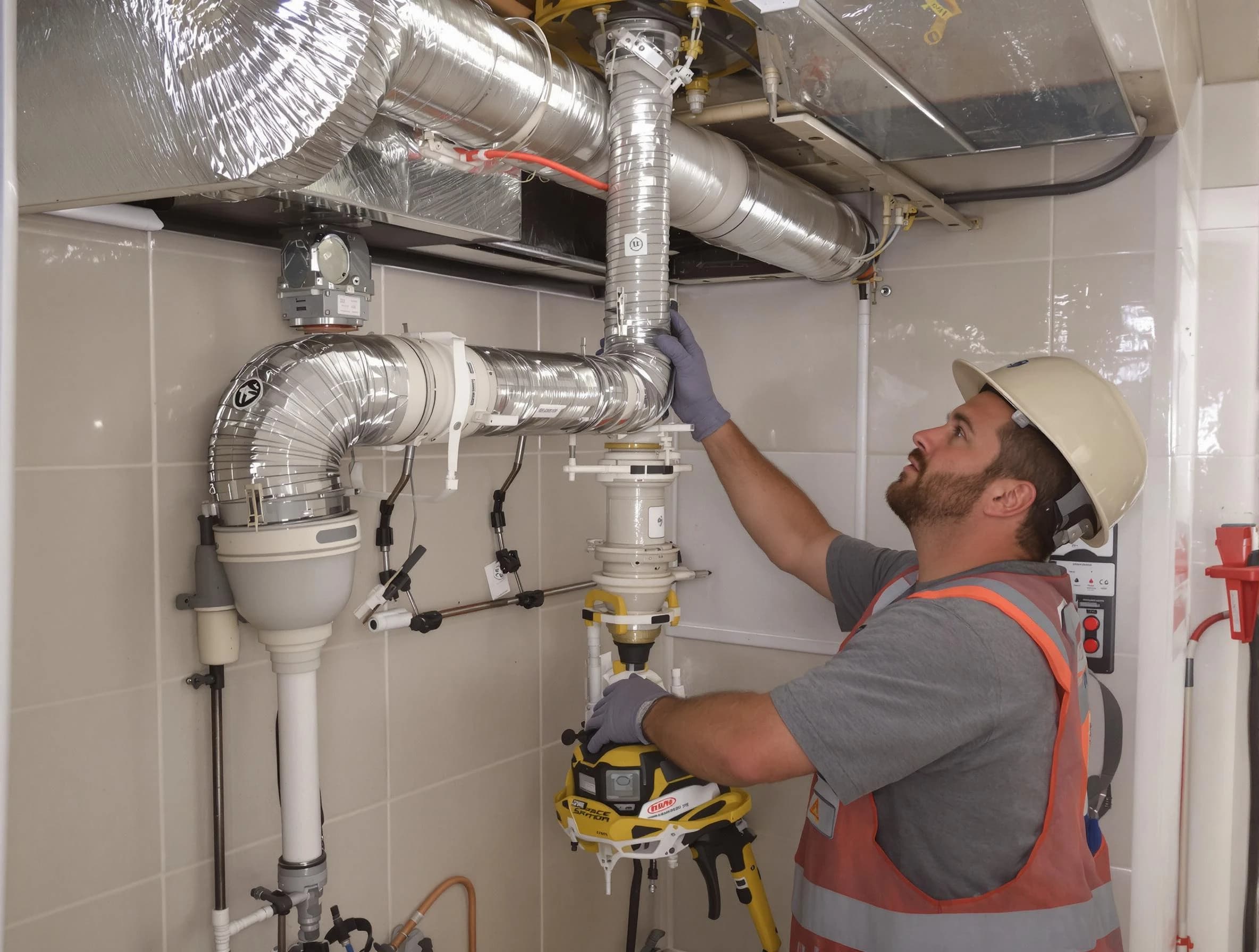 Greenwood Village Dryer Vent Cleaning expert performing professional dryer vent repair and installation in Greenwood Village