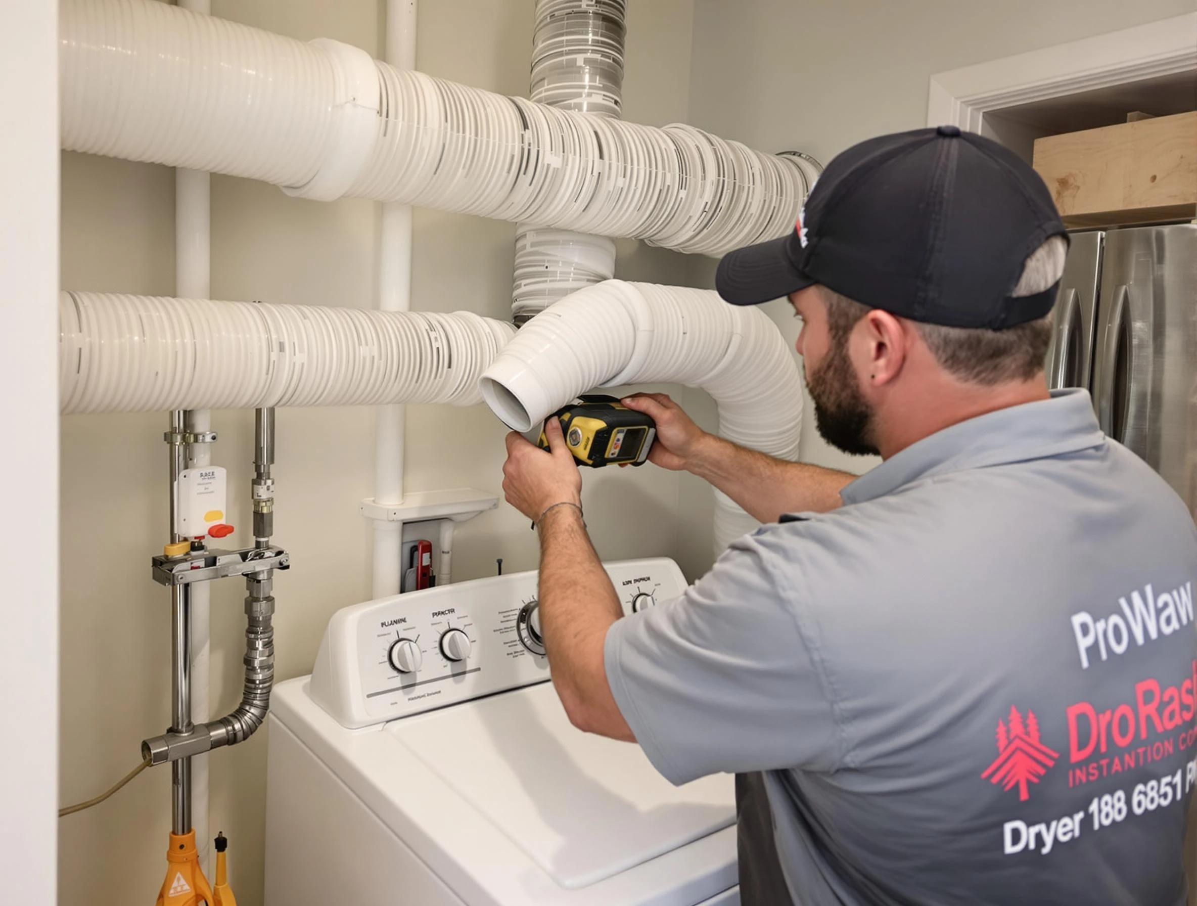 Professional dryer vent hose installation by Greenwood Village Dryer Vent Cleaning in Greenwood Village