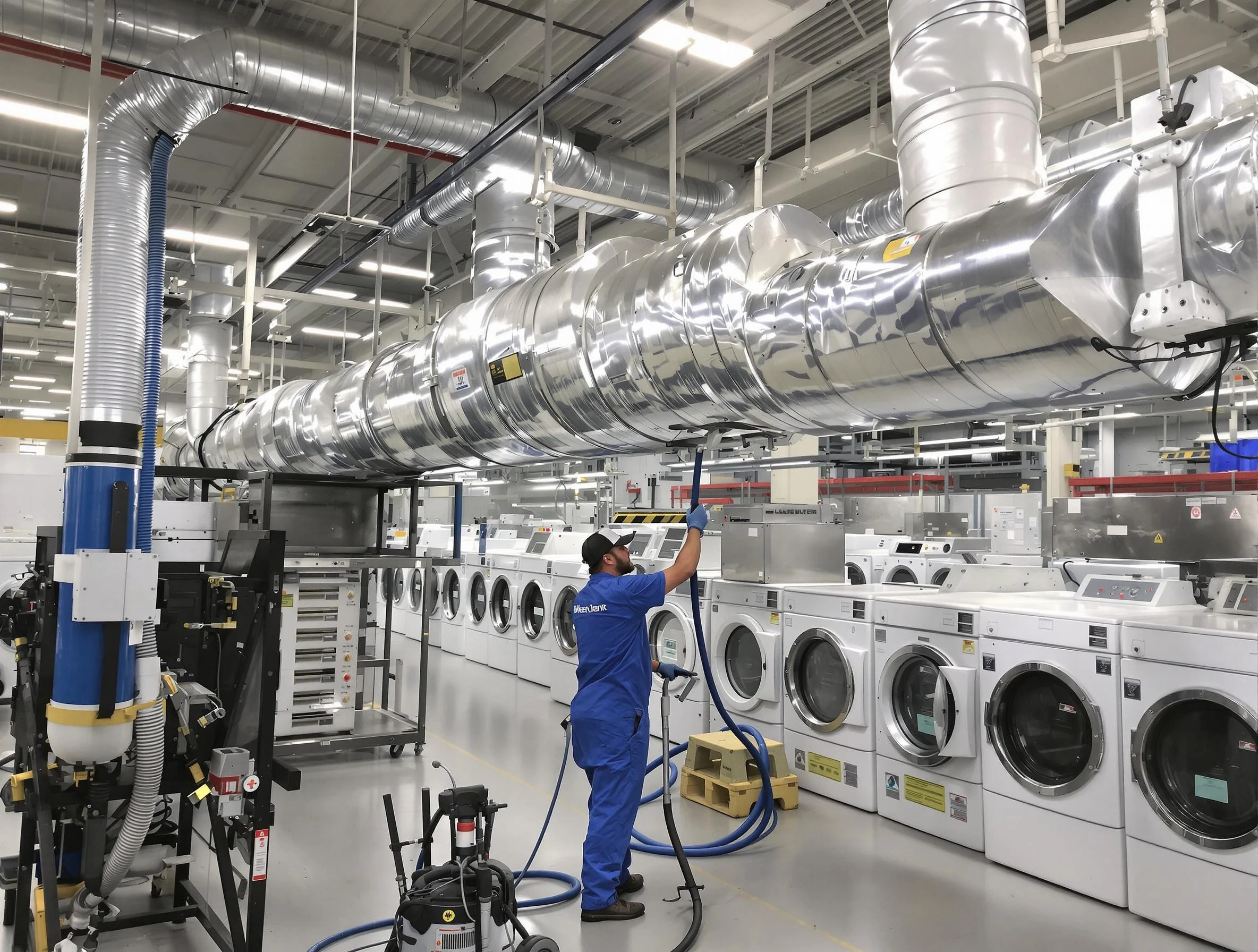 Greenwood Village Dryer Vent Cleaning team performing heavy-duty industrial dryer vent cleaning in Greenwood Village